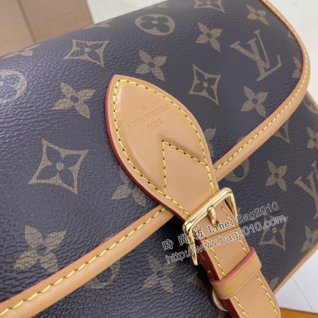 Lv路易威登2023專櫃新款老花免稅版特級純鋼單肩斜挎包 M45985 ydh5222